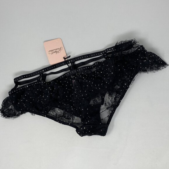 Agent Provocateur Davinah SOIREE Black Brief AP2 Small NWT $645 - Picture 13 of 16
